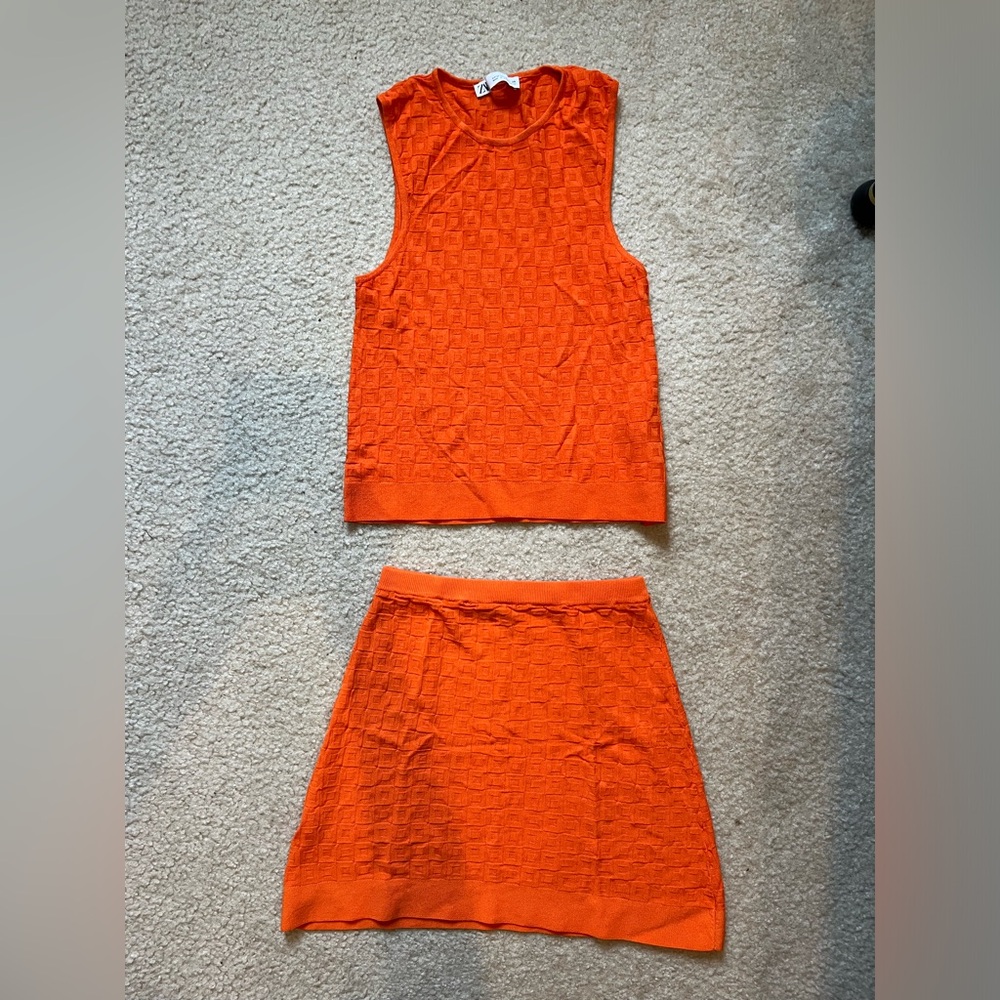 Orange Zara set